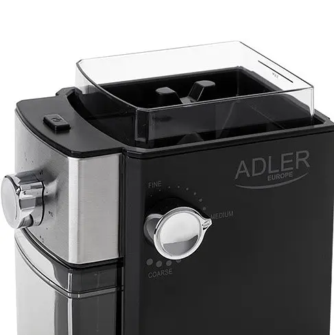 Кофемолка Adler AD 4448 помола регулировка помола уровень помола от 2 до 12 порций 100 г 300 Вт - фото 4