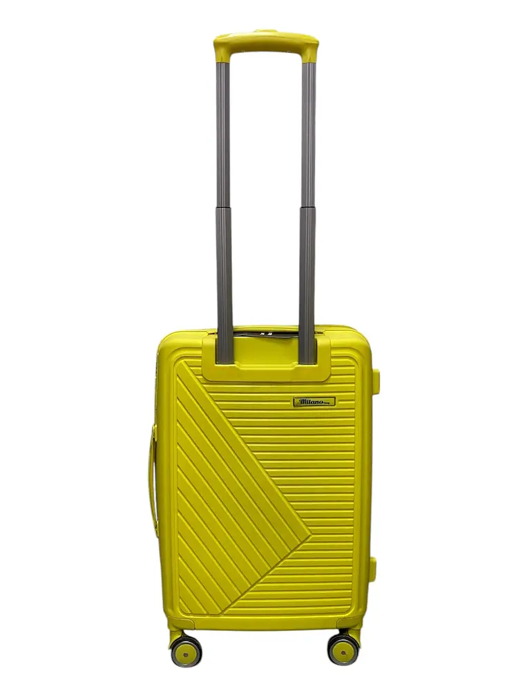 Валіза мала ручна поклажа Milano bag 050 поліпропілен S Жовтий - фото 3