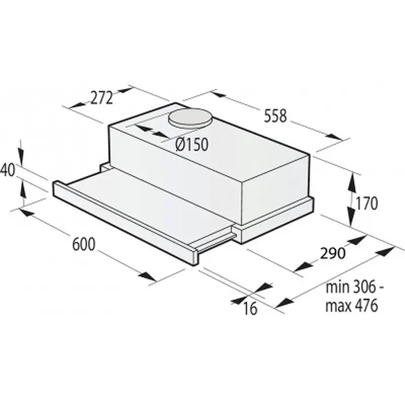 Витяжка кухонна Gorenje TH60E3B - фото 6