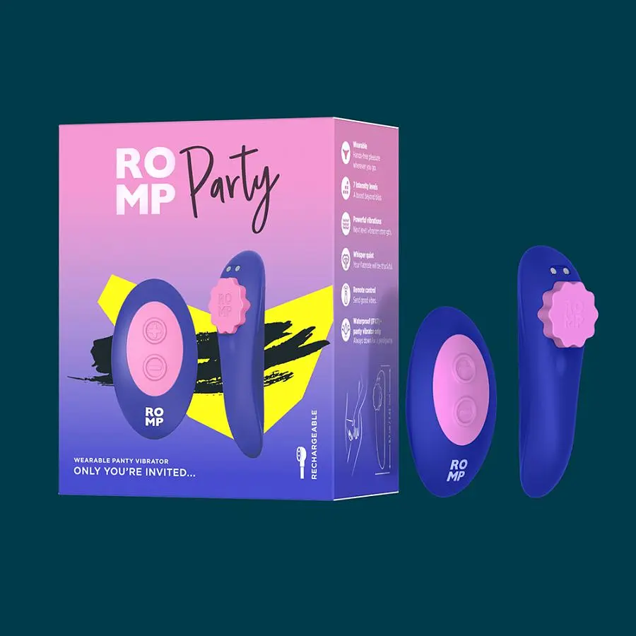 Вибратор в трусики Party Romp, 8.7 см (фиолетовый) - фото 6