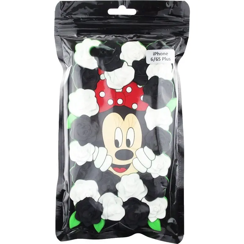 Чохол-накладка Toto TPU Fluffy Case IPhone 6 Plus/6S Plus Mini Mouse Black - фото 2