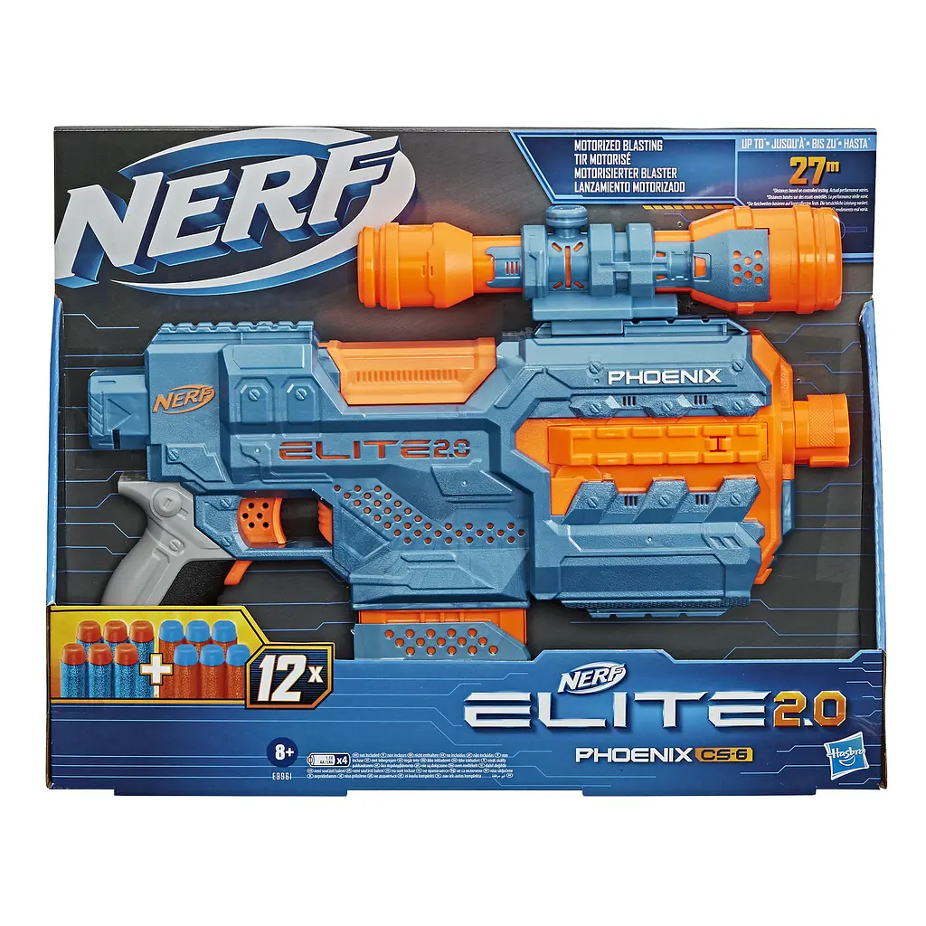 Іграшкова зброя бластер Hasbro Nerf Phoenix CS-6 Elite 2.0 (E9961) - фото 3