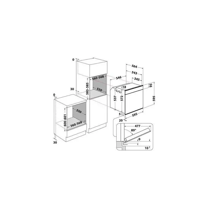 Електрична духова шафа WHIRLPOOL AKZM8420NB - фото 7