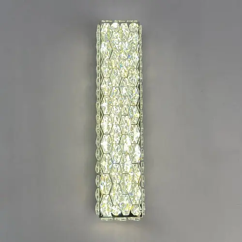 Стильный настенный LED светильник для кухни и гостиной Linisoln 595-520 CH хром стекло 52 см 55W 3 режима - фото 3