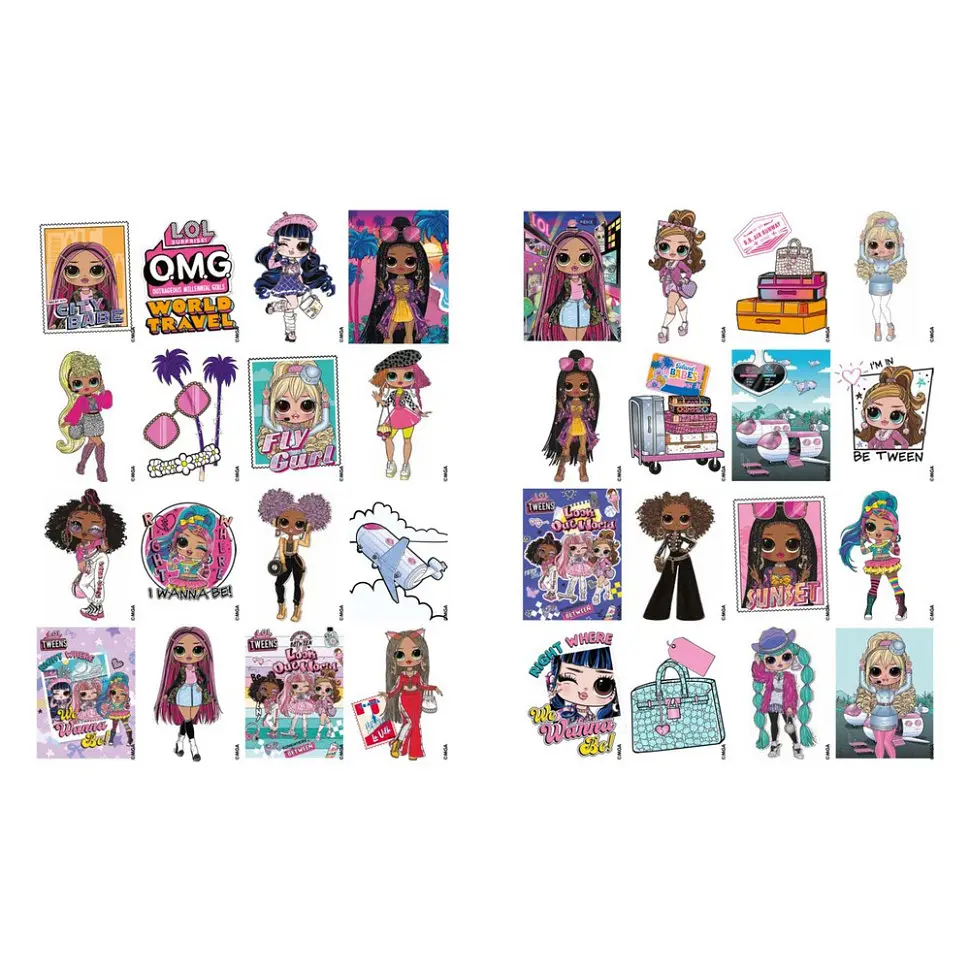 Дитяча книжка-розмальовка "Travel Sunset" Ідейка LCB6 зі стікерами - фото 3