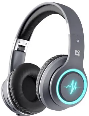 Навушники Defender FreeMotion B571 Bluetooth LED сірі (63571)