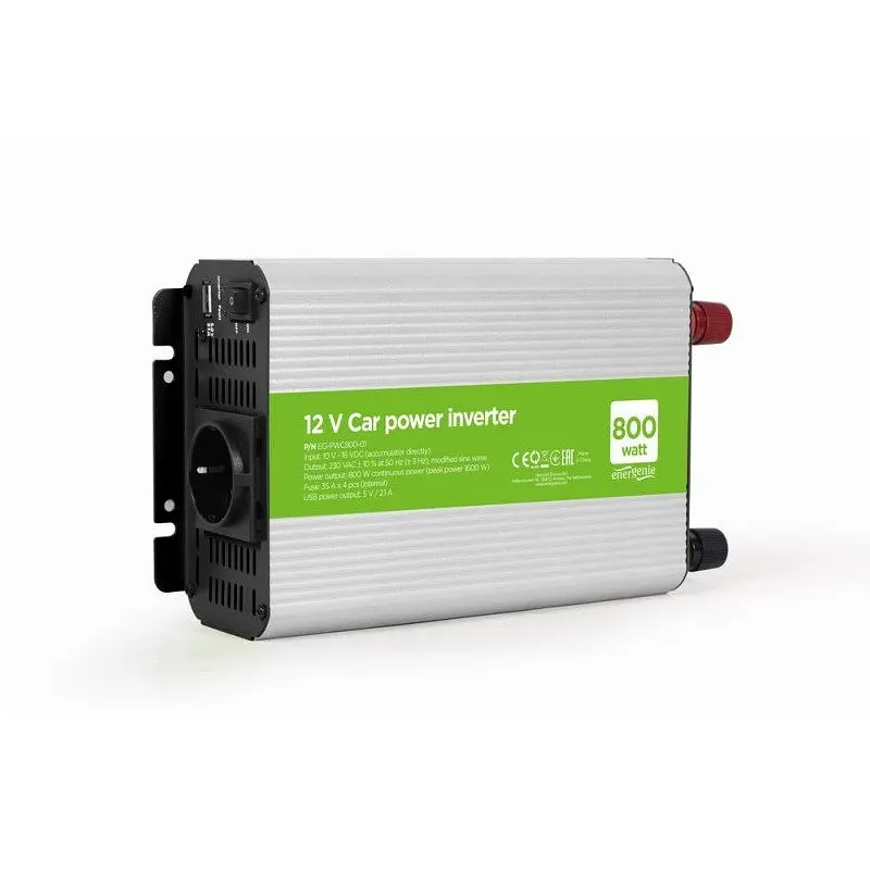 Інвертор напруги EnerGenie EG-PWC800-01 800W