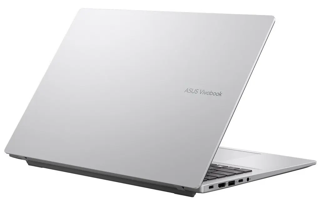 Ноутбук ASUS 16 Vivobook 16 M1607KA-MB144 FHD IPS/Ryzen 5 AI 330/16GB/512SSD/UMA/DOS/Cool Silver (90NB15F2-M00AX0) - фото 7
