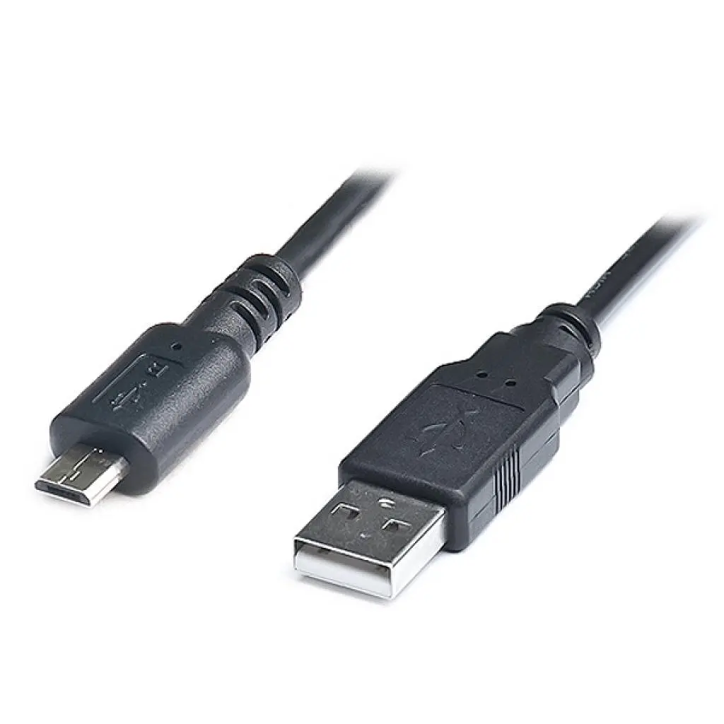 Дата кабель USB 2.0 AM to Micro 5P 2.0m Pro black REAL-EL (EL123500025) - фото 2