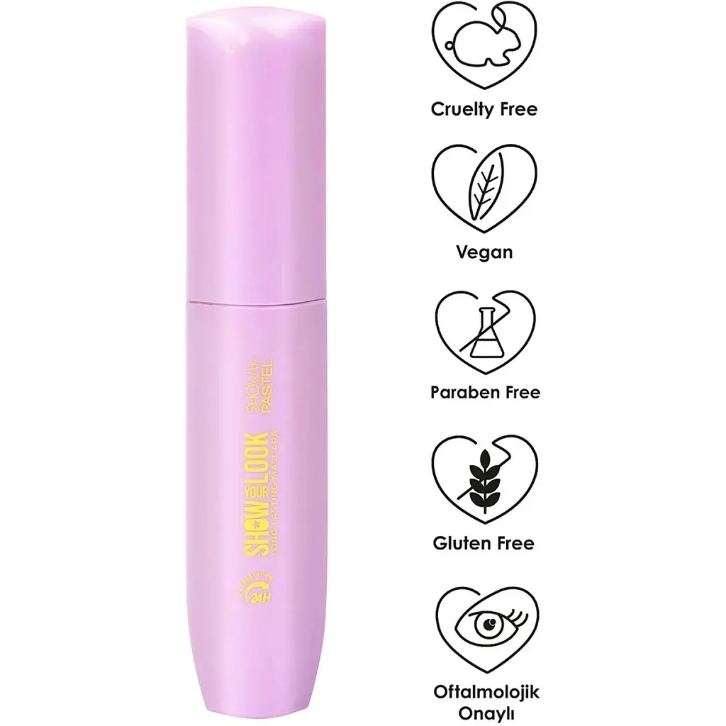 Туш для вій стійка Pastel Show Your Look Long Lasting Mascara, 9 мл - фото 3