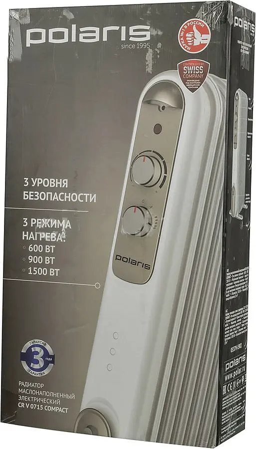 Масляний обігрівач Polaris CR V 0715 7 секцій - фото 6