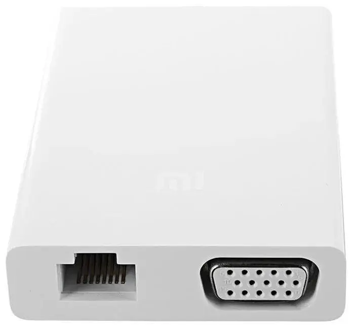 Адаптер хаб конвертер Xiaomi Usb-C - VGA и Gigabit Ethernet ZJQ04TM JGQ4005TY - фото 2
