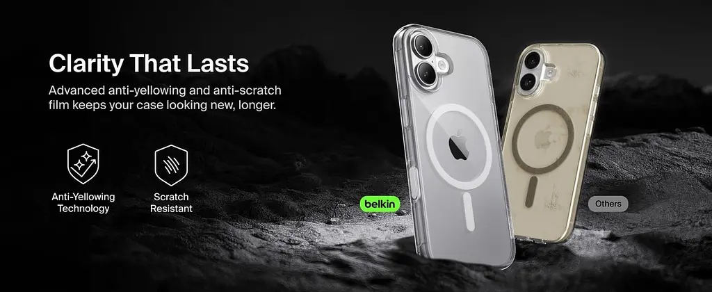 Чехол Belkin для iPhone 17, Magnetic Protective Clear teh0019353 - фото 3