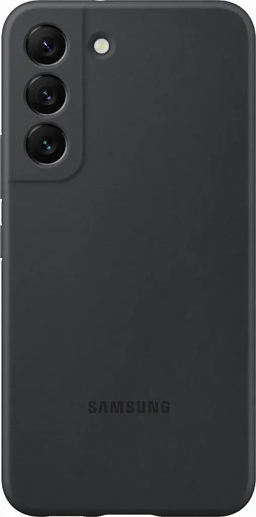 Оригінальний силіконовий чохол Silicone Cover для Samsung Galaxy S22 (S901) EF-PS901TBEGRU Black - фото 3