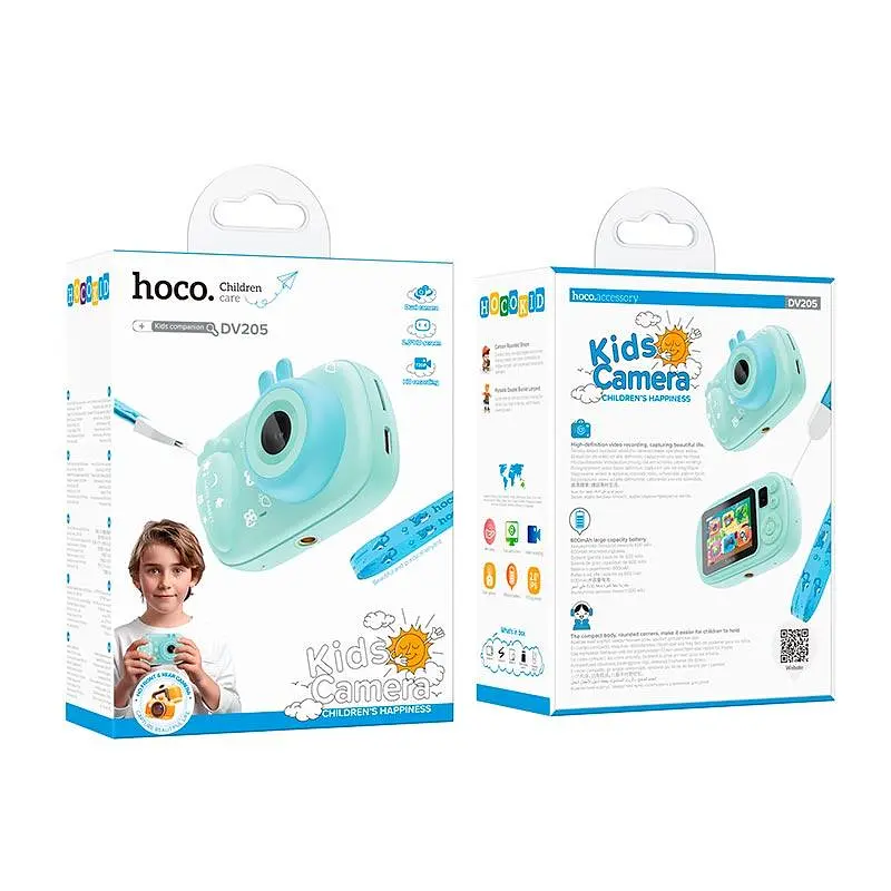 Дитяча Цифрова фото-Відео камера HOCO Dual-camera children camera DV205, 2.0" HD screen| - фото 2