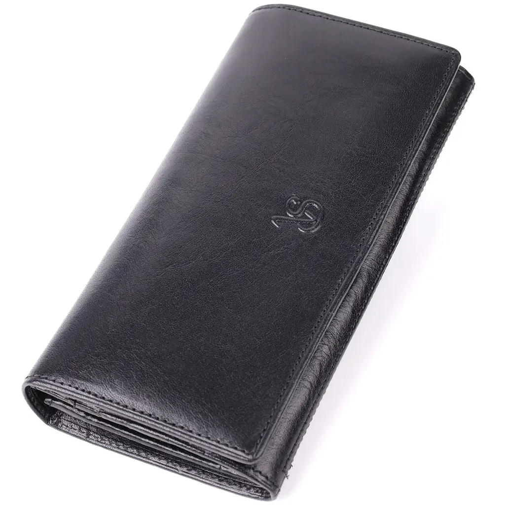 Жіночий місткий гаманець з натуральної шкіри Tony Perotti 20905_1 (3630 nero) чорний