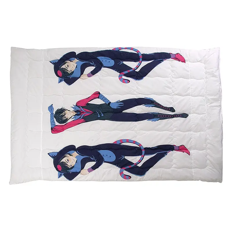 Зимова силіконова ковдра Руно Наомі-Ріо 140х205 см з малюнком аніме - фото 5