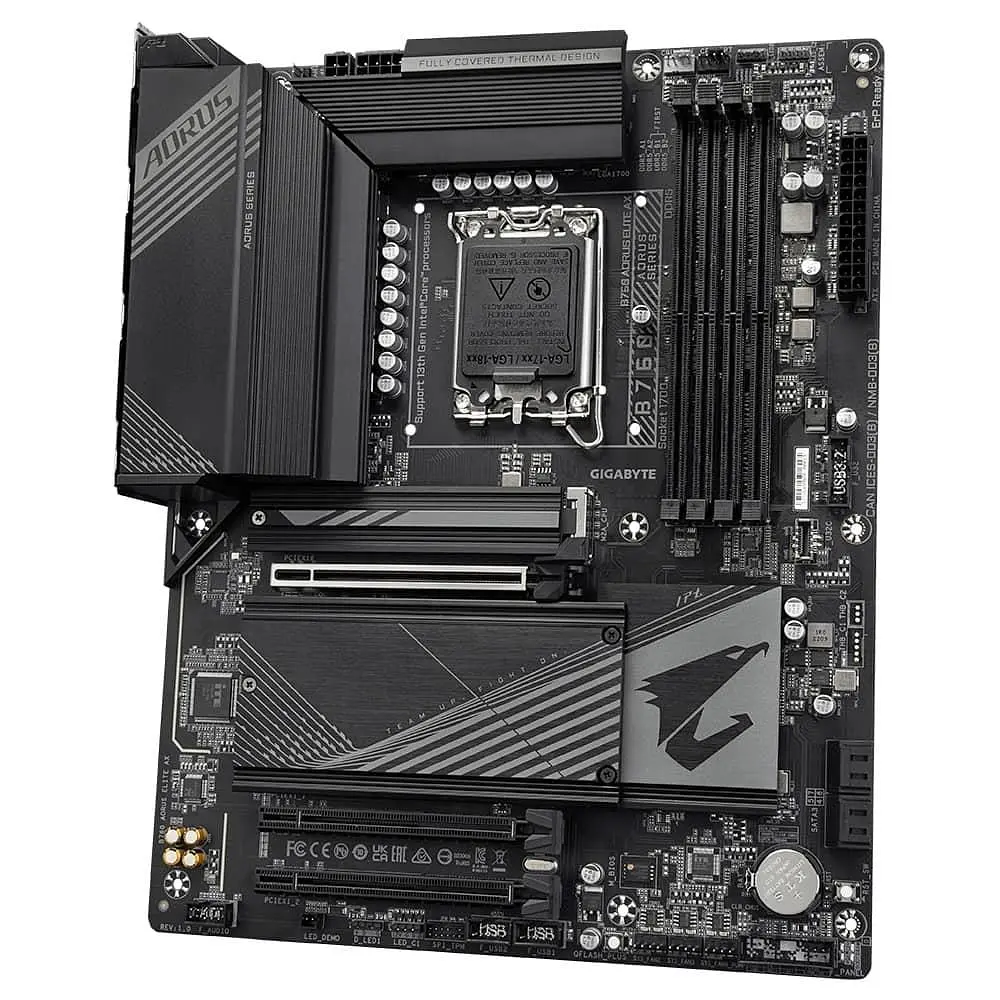 Материнська плата Gigabyte B760 Aorus Elite AX (B760 AORUS ELITE AX) (Socket 1700, Intel B760, ATX) Б/в - фото 3
