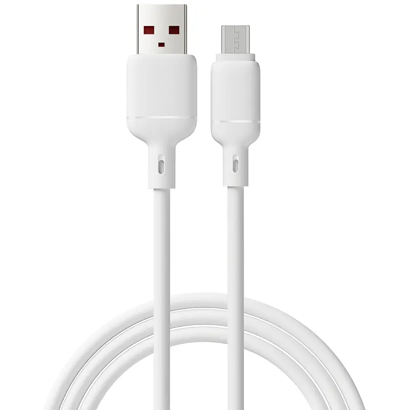 Дата кабель WIWU C086 Stellar USB to MicroUSB 2.1A 1 м White - фото 2