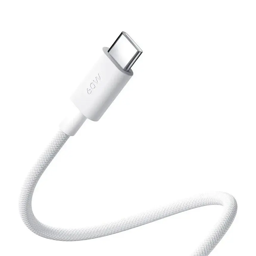 Кабель Xiaomi 3A Braided USB-C to USB-C Cable (1m) - фото 2