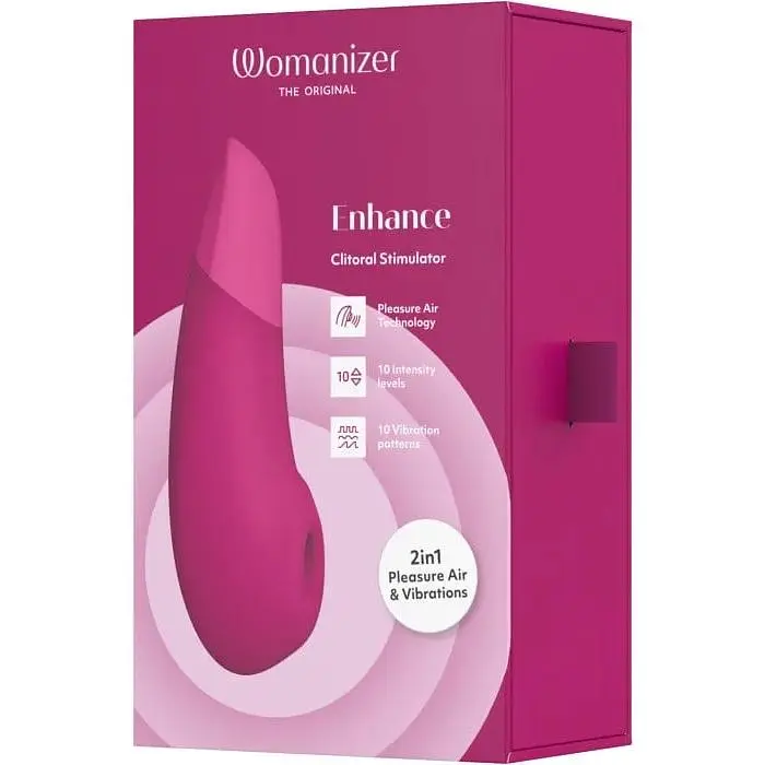 Вакуумний вібратор Womanizer Enhance (Pink) - фото 7