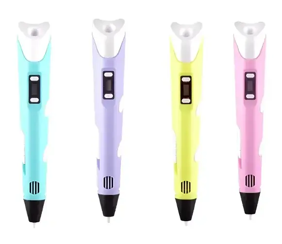 3D Pen-6 Великий набір для творчості 3Д ручка з LCD дисплеєм, графічний планшет, 100 м пластику та трафарети в комплекті - фото 5