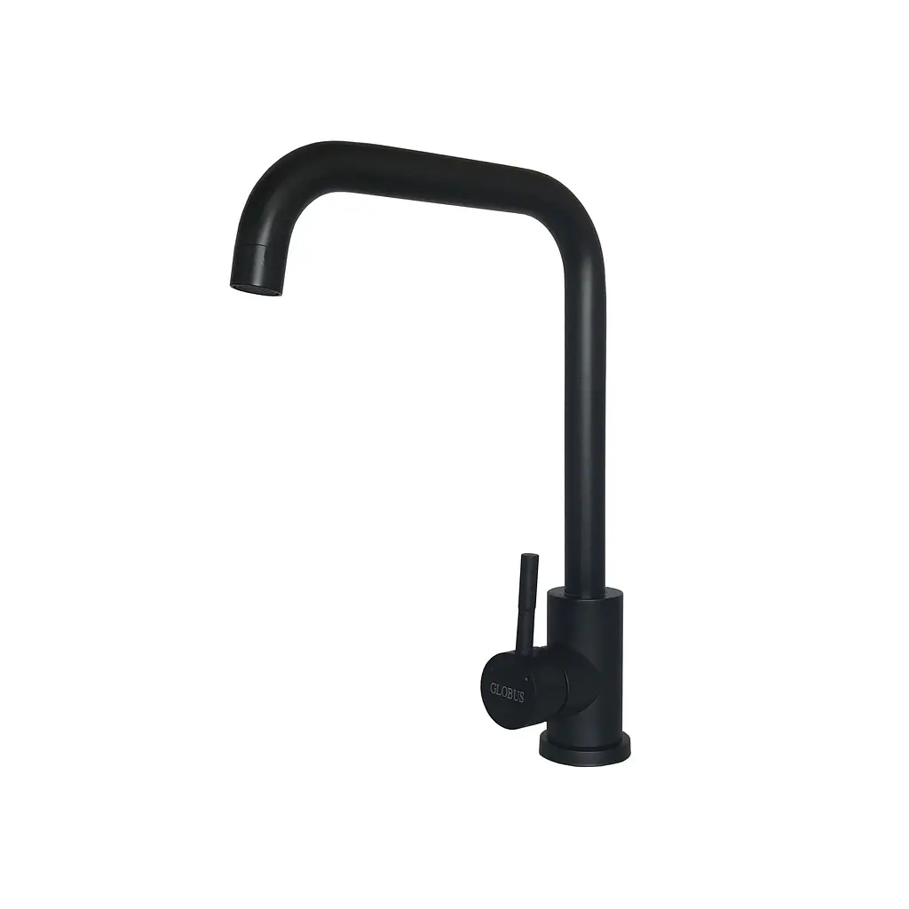 Змішувач для кухні Globus Lux Alpen SUS-203L-BB Чорний - фото 3