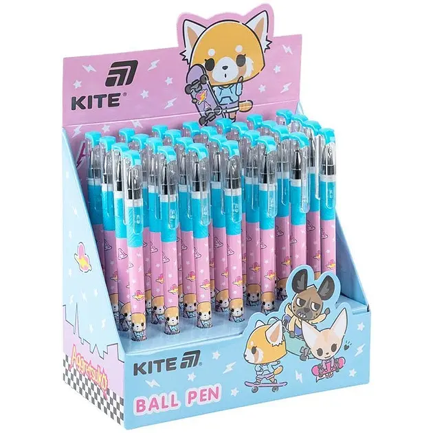 Ручка кулькова Kite Aggretsuko синя 28 шт. (AR25-032) - фото 2