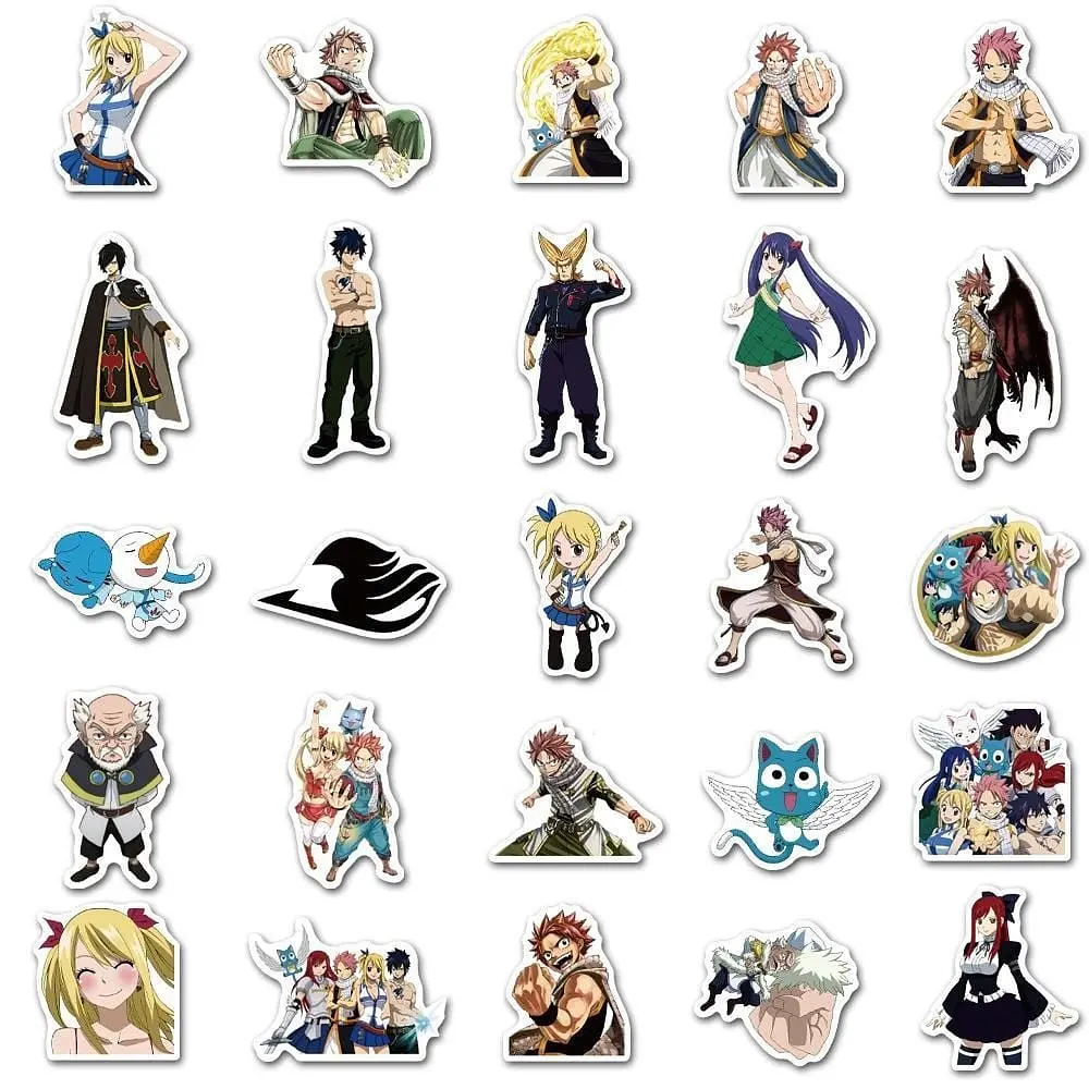 Стикерпак GeekLand Fairy Tail 50 штук - фото 2
