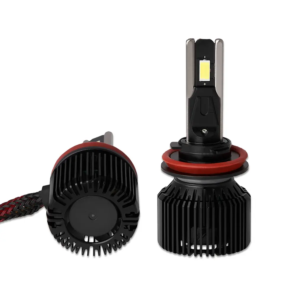 Автолампа Solar LED H8-H11-H16 12/24V 130W 11000 Lm 6500K CSP3570 2 шт. (8711S2) - фото 2