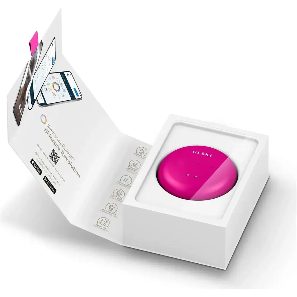 Масажер для обличчя GESKE Sonic Cool&Warm Face and Body Massager 9в1 Magenta (HB0197) [176787] - фото 7