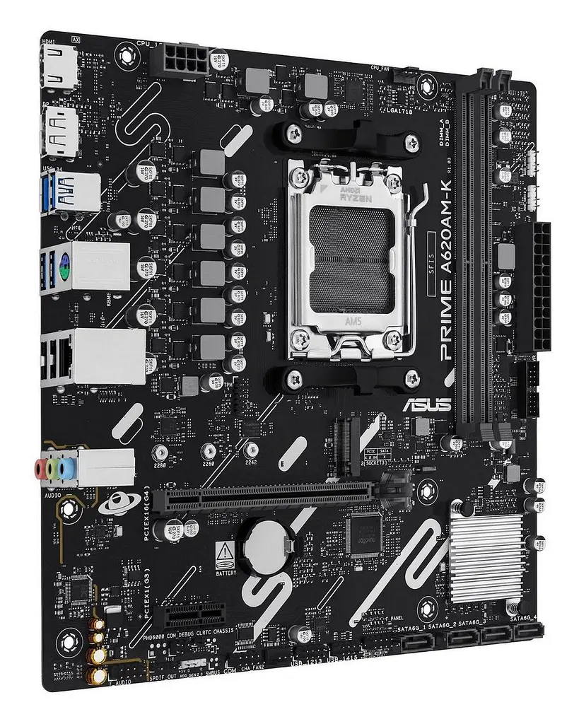 Материнська плата Asus Prime A620AM-K Socket AM5 - фото 3