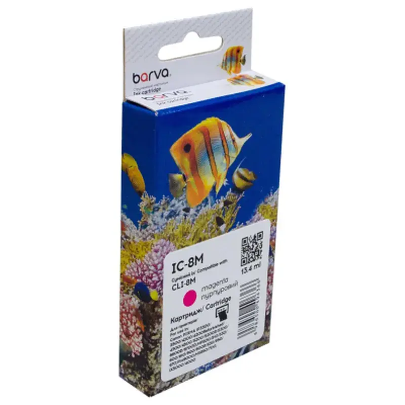 Картридж Barva Canon CLI-8M (0622B024) 490с (IC-8M)