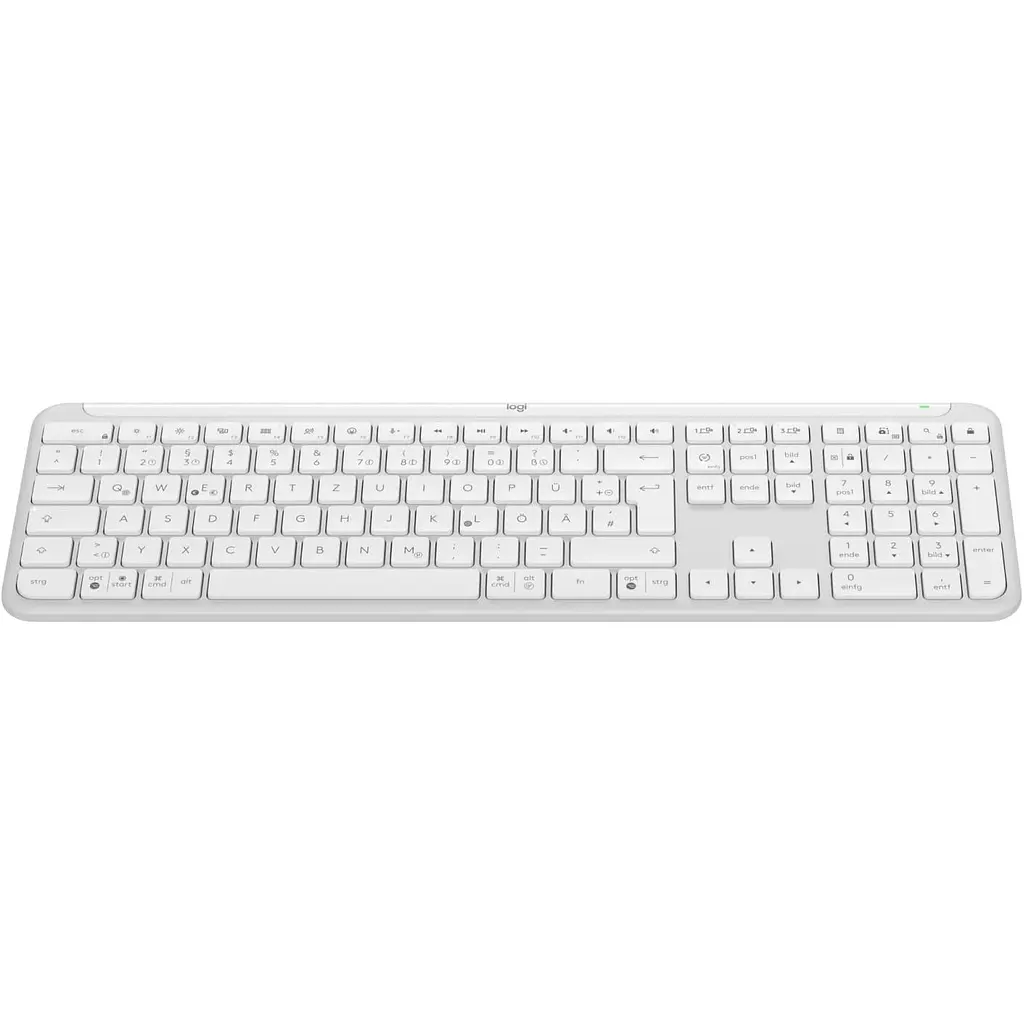 Клавіатура Logitech K950 Bluetooth/Wireless Off-White (920-012466) - фото 4