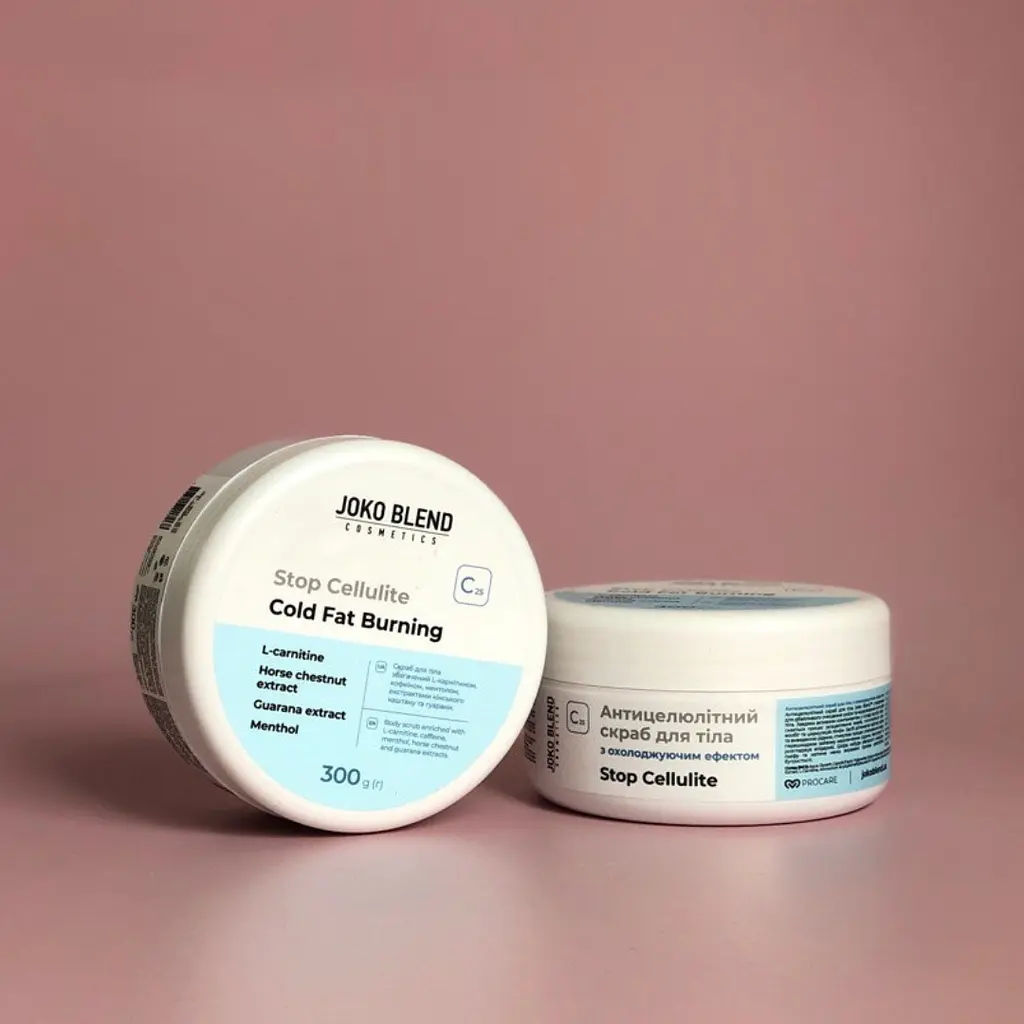Антицеллюлитный скраб для тела с охлаждающим эффектом Joko Blend 300 г - фото 5