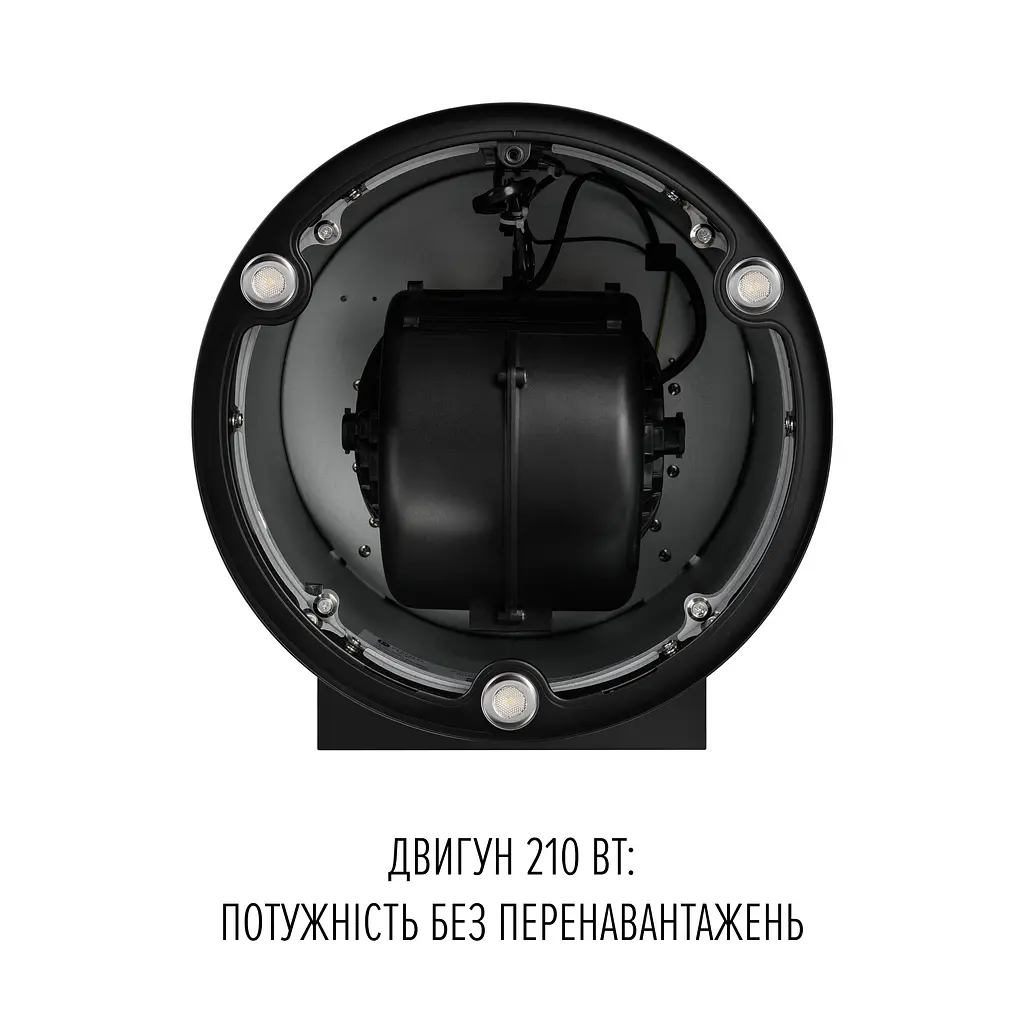 Витяжка пристінна PERFELLI FLOW 35PEB NERO - фото 7