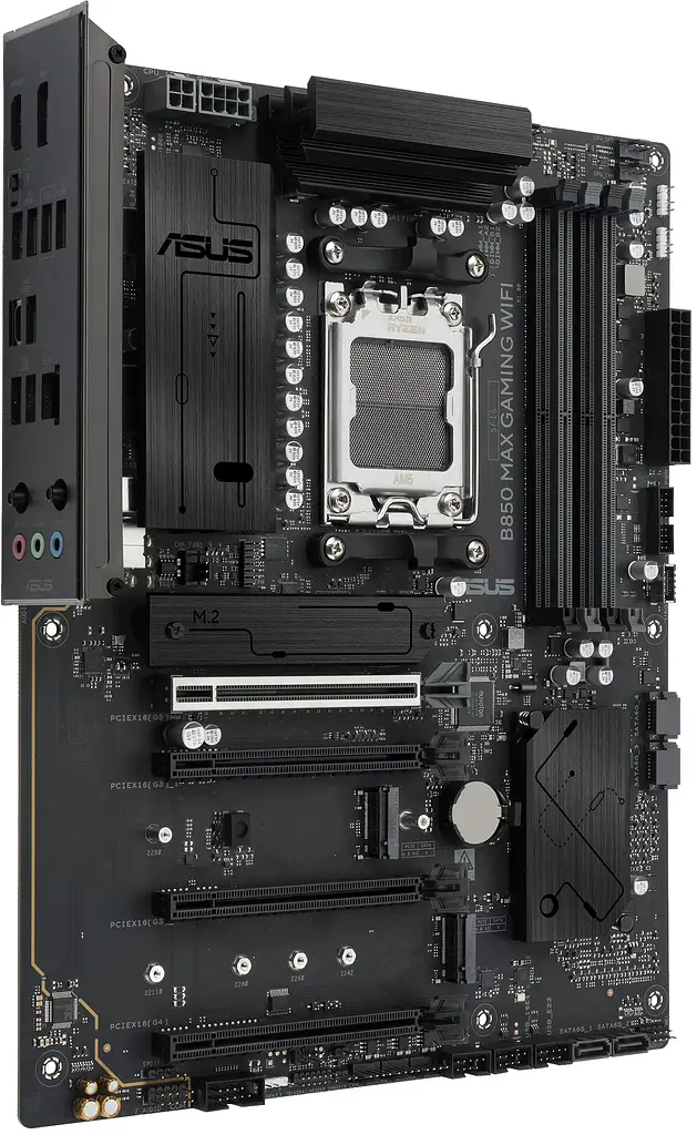 ASUS Материнська плата ASUS B850 MAX GAMING WIFI sAM5 B850 4xDDR5 M.2 HDMI DP ATX - фото 3