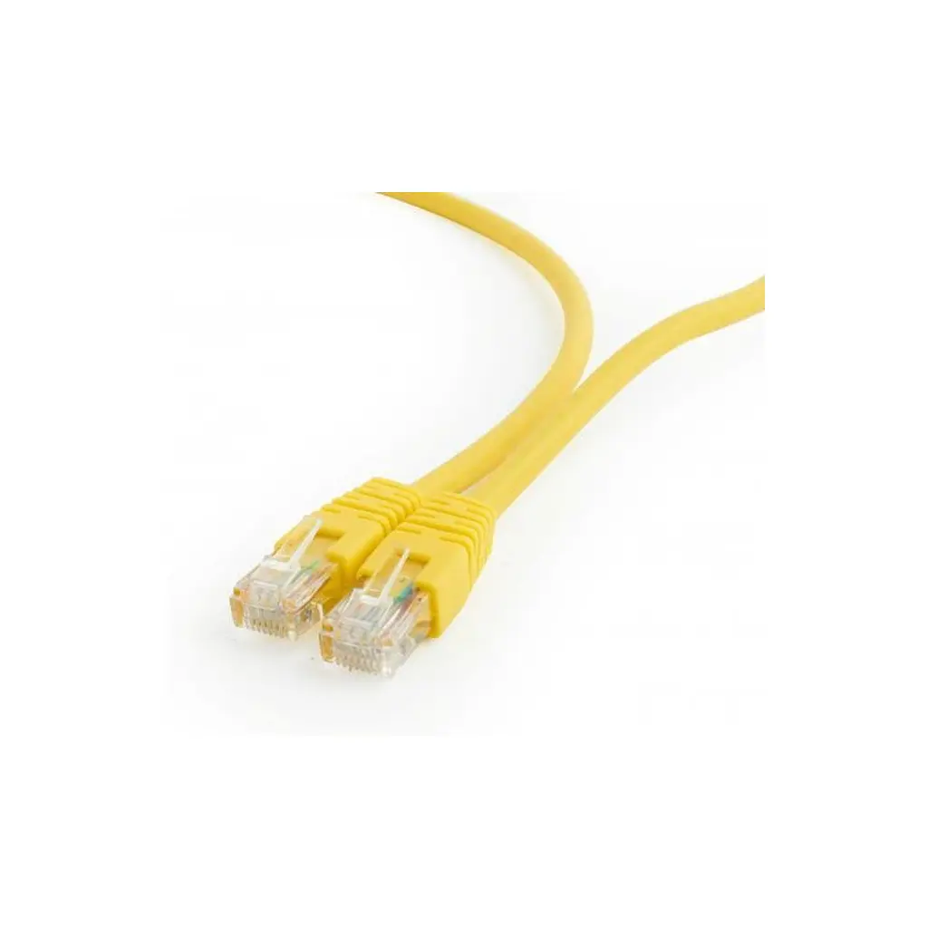 Патч-корд 0.5м UTP cat 6 CCA yellow Cablexpert (PP6U-0.5M/Y) - фото 2