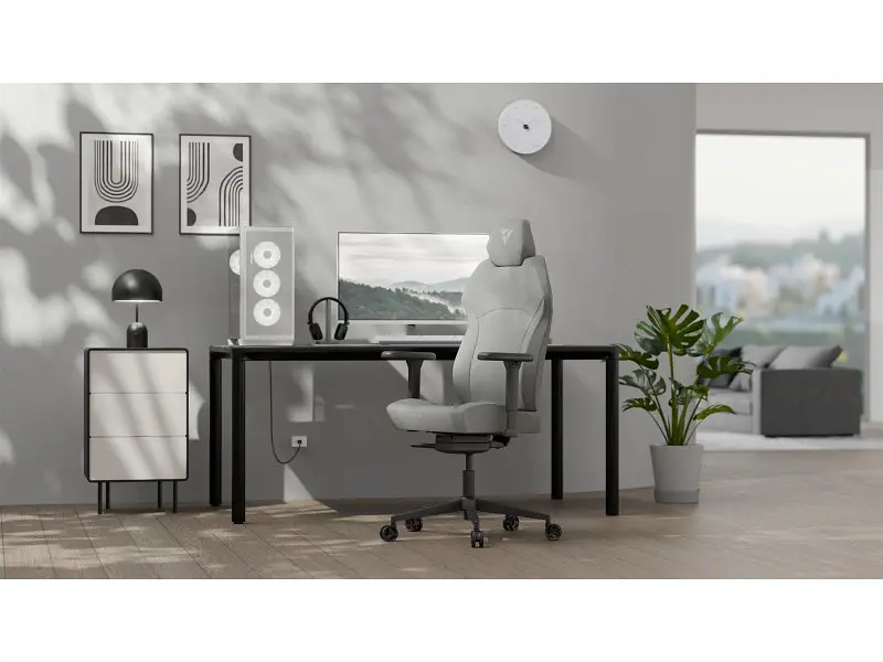 Крісло для геймерів ThunderX3 Solo 360 Loft Air Light Grey (TEGC-2080104.41) - фото 9