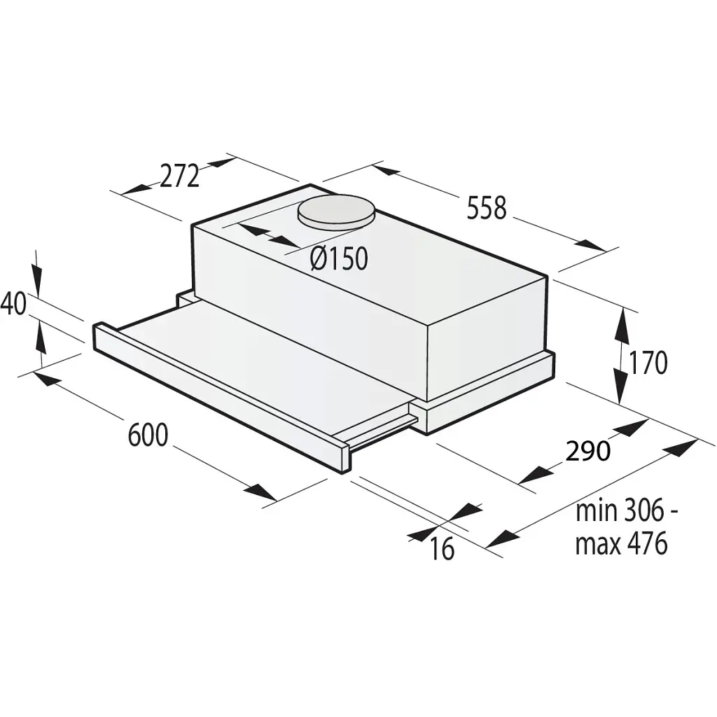 Витяжка кухонна Gorenje TH60E3X - фото 8