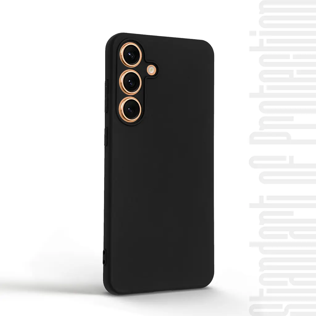 Чехол-накладка для смартфона Samsung Galaxy S25 Plus 5G, противоударный, силиконовый, термополиуретановый (ТПУ), с защитой камеры и корпуса, черный, защита всего корпуса, ArmorStandart (ARM81569) - фото 2