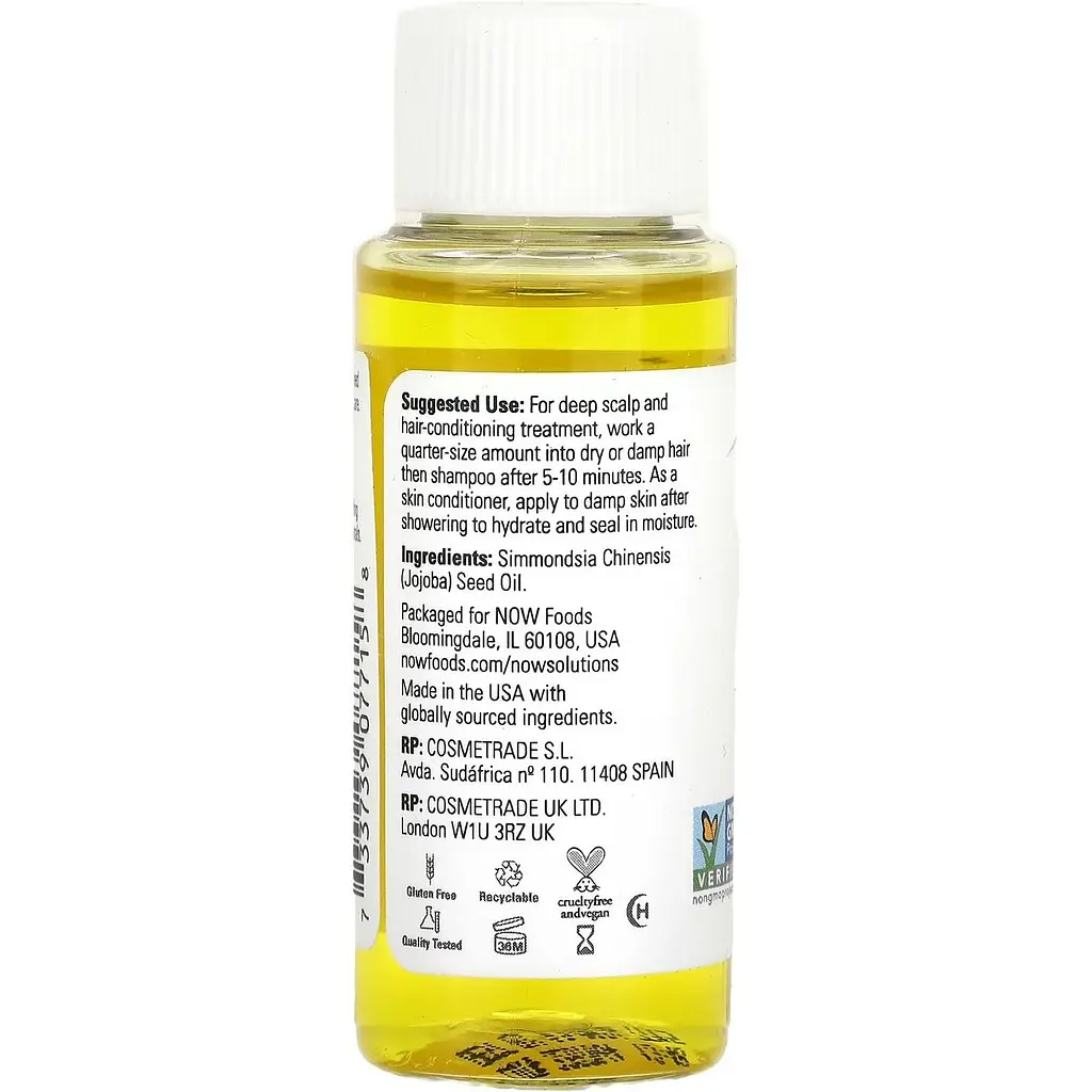 Масло жожоба Now Solutions Pure Jojoba Oil 30 мл - фото 2