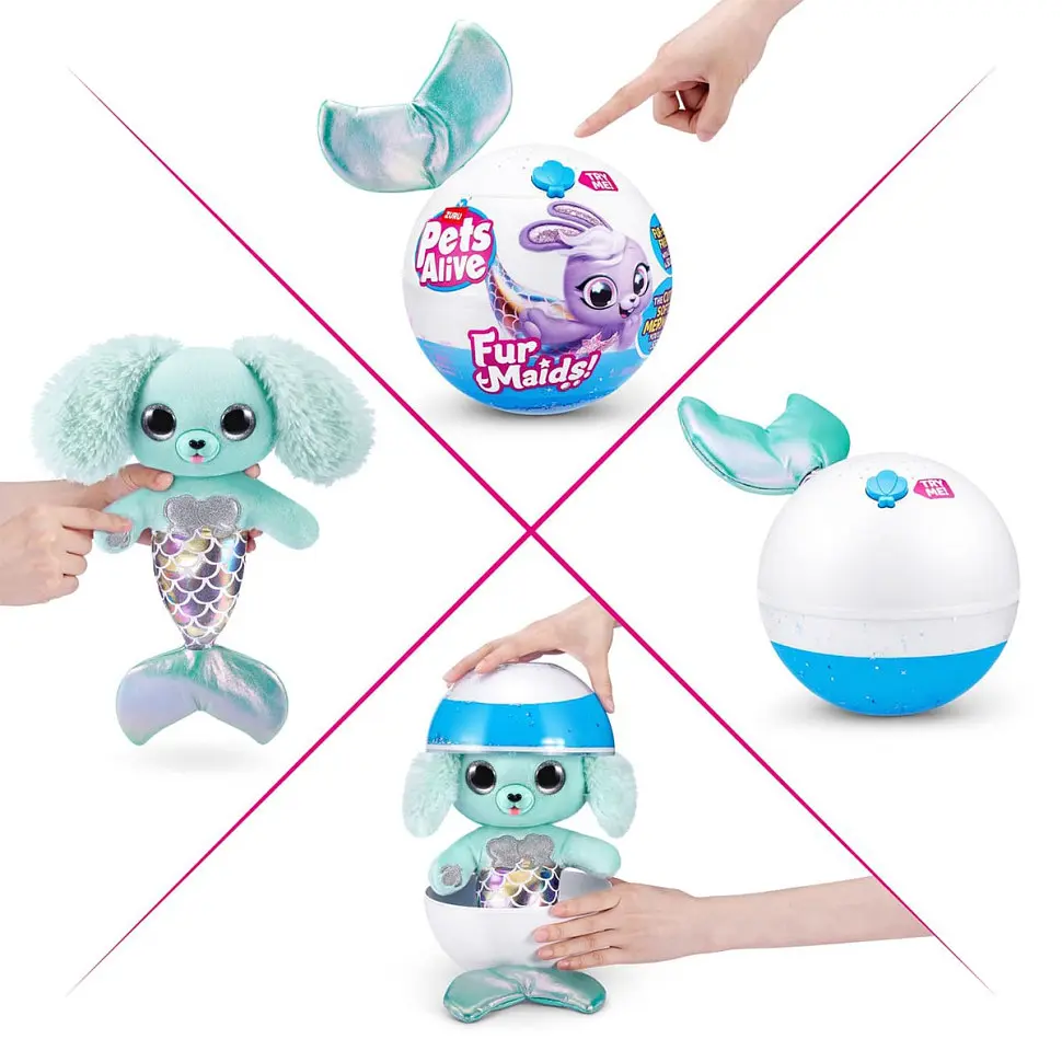 Интерактивный игровой набор серии "Furmaids" Щенок Даззи Pets & Robo Alive 9555D - фото 9