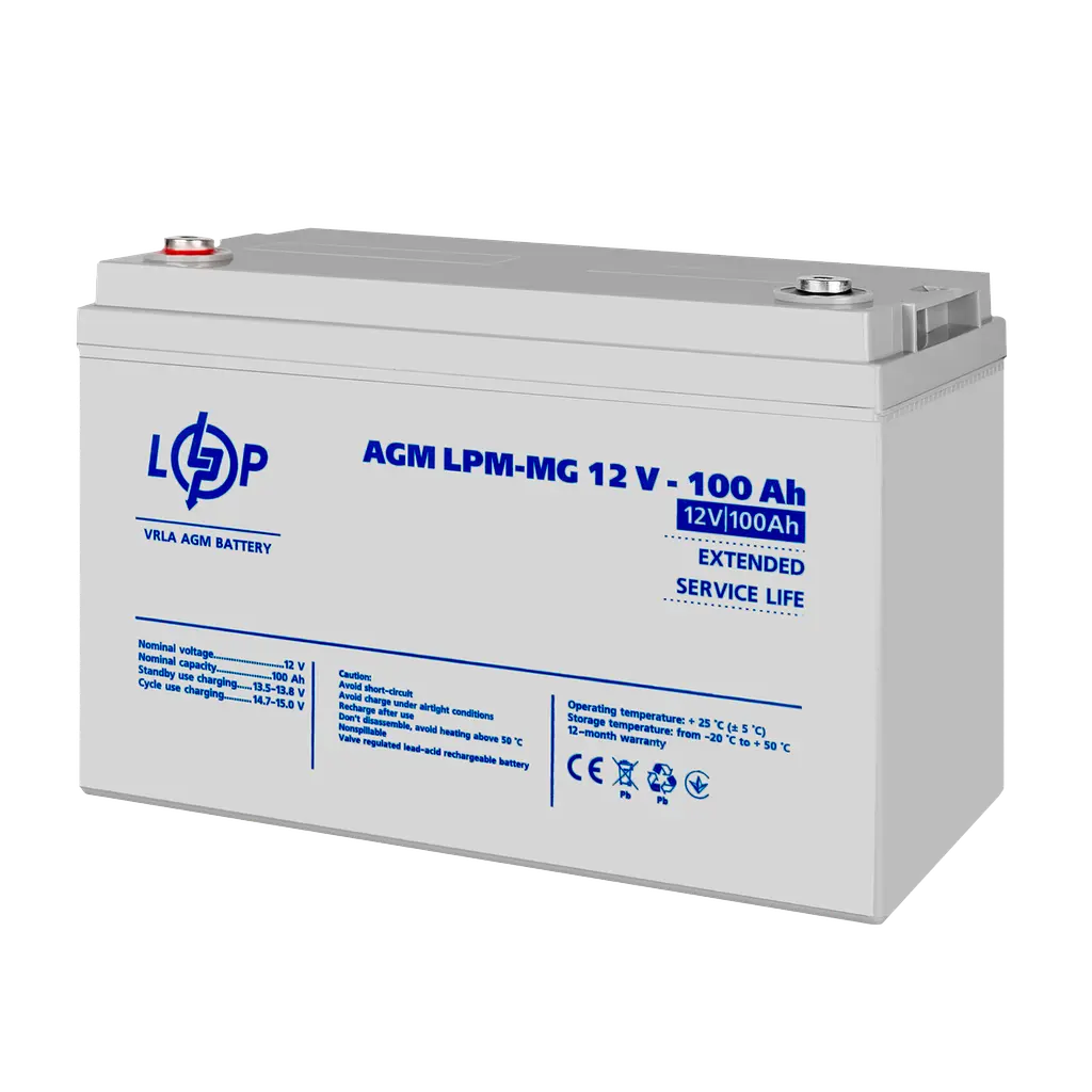 Акумулятор мультигелевий LPM-MG 12V - 100 Ah - фото 3