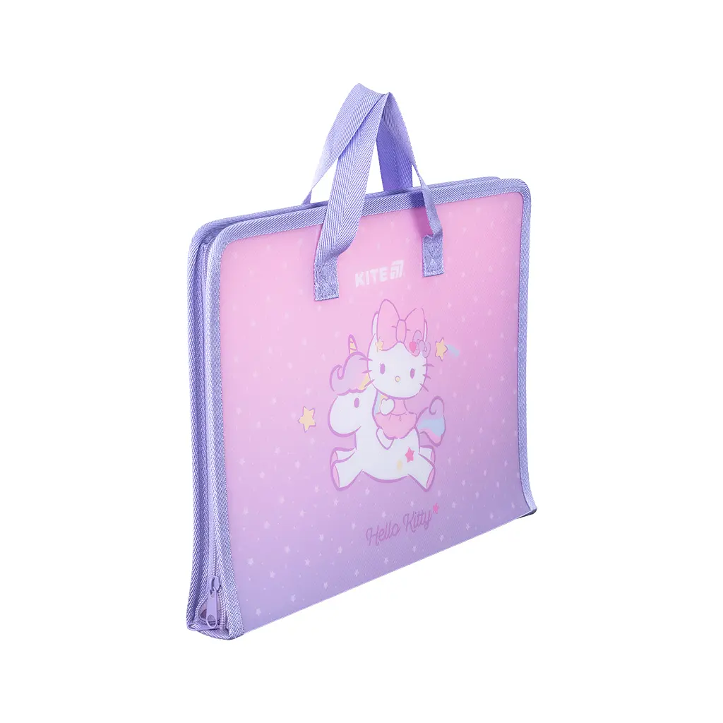 Папка - портфель Kite на блискавці A4 Hello Kitty, 1 відділення (HK25-202-1) - фото 3