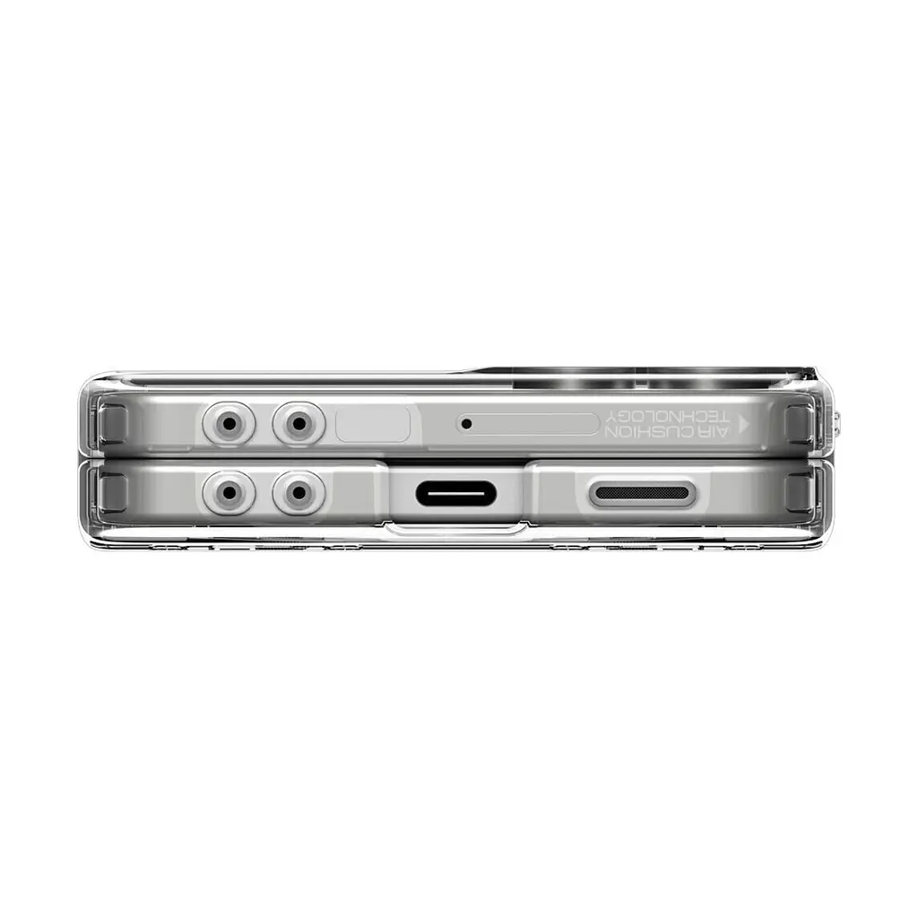 Чехол Spigen Ultra Hybrid Pro MagSafe для Samsung Galaxy Flip 7 Clear White (ACS09559) + защитное стекло - фото 18