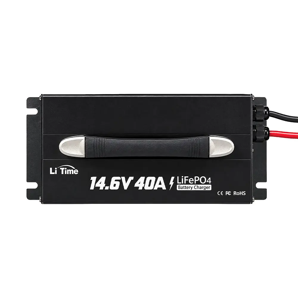 Зарядний пристрій для акумуляторних батарей LiFePO4 14.6V/40A LiTime L12V40A-BCHA-Y (44-00538) - фото 2