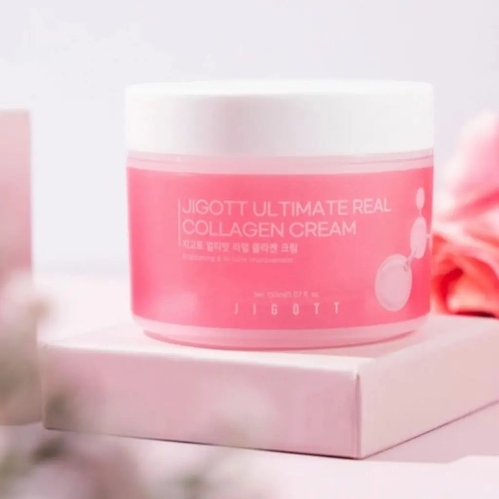 Увлажняющий крем для лица Jigott Ultimate Real Collagen Cream, с коллагеном, 150 мл - фото 3