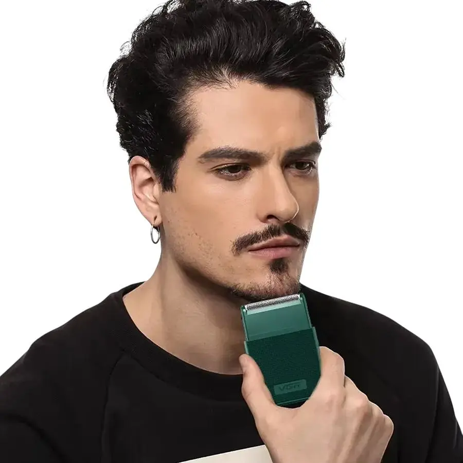 Электробритва VGR V-376 Green Shaver с выдвижным триммером зеленая (44961-V-376_208) - фото 9