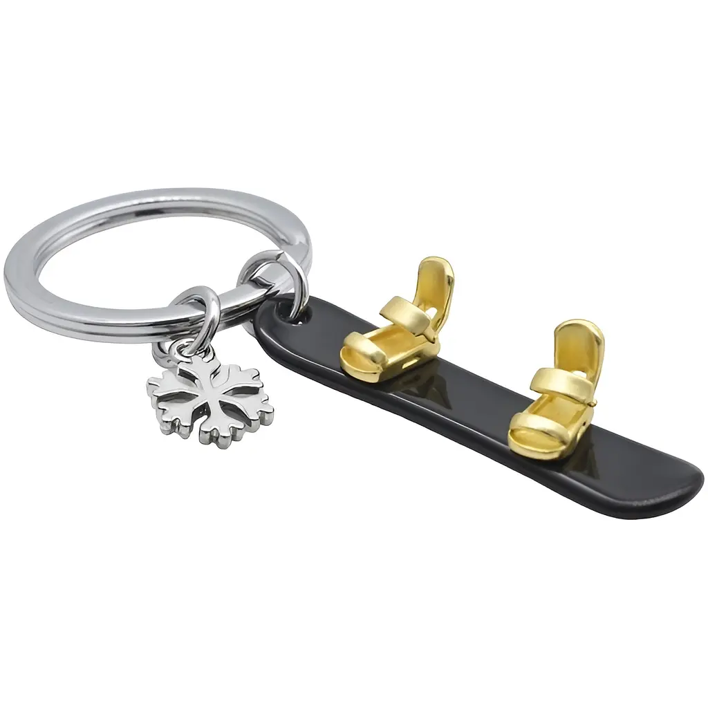 Брелок Metalmorphose Nowboard with Snowflake Charm (8000020290982) - фото 2
